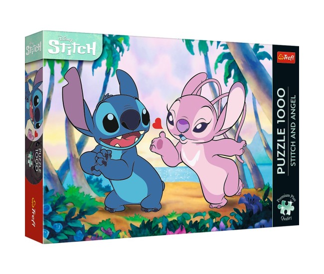Puzzle trefl 1000 premium plus disney lilo si stitch angel si stitch la plimbare Puzzle trefl 1000 premium plus disney lilo si stitch angel si stitch la plimbare