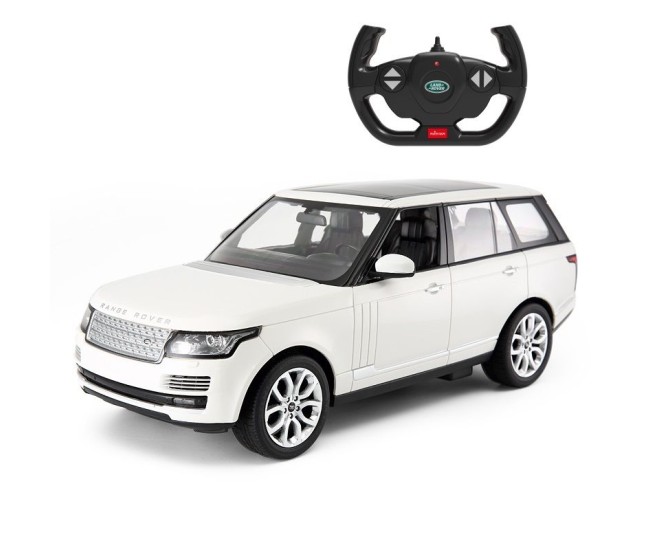 Masina cu telecomanda range rover alb scara 1 la 14 Masina cu telecomanda range rover alb scara 1 la 14