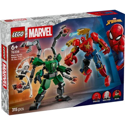 Lego marvel batalia robotilor omul paianjen vs doc ock 76338