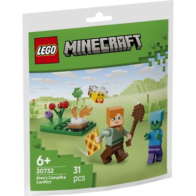 Lego minecraft conflict la focul de tabara al lui alex 30732