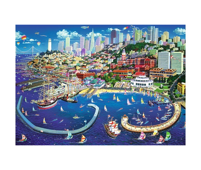 Puzzle trefl 2000 golful san francisco Puzzle trefl 2000 golful san francisco