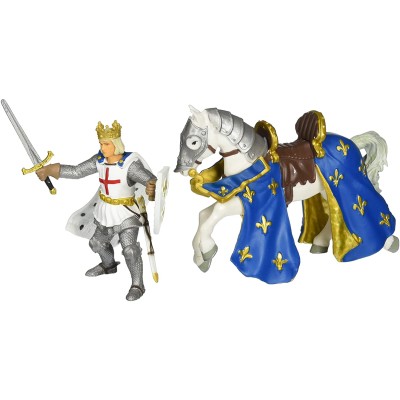 Papo figurina saint louis pe cal