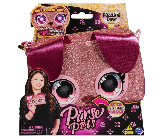 Purse pets rainbow lights gentuta interactiva dazzling diva Purse pets rainbow lights gentuta interactiva dazzling diva