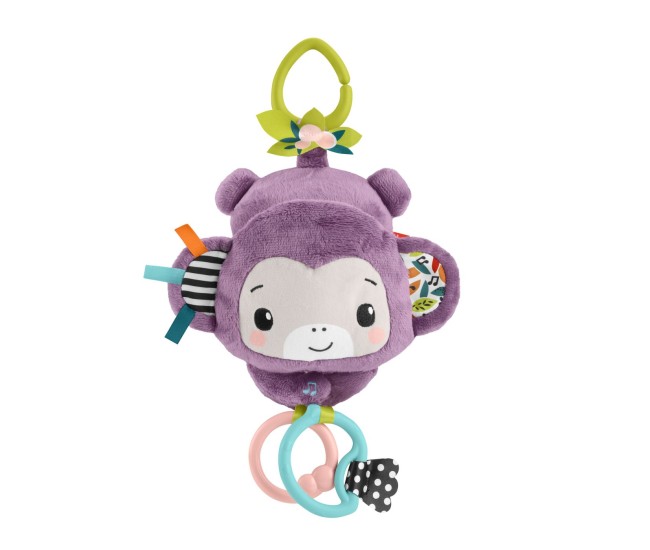 Fisher price jucarie de agatat maimutica mov muzicala