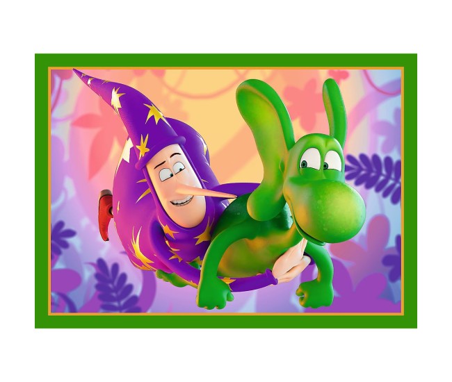 Puzzle trefl 4in1 lumea dragonului diplodok Puzzle trefl 4in1 lumea dragonului diplodok