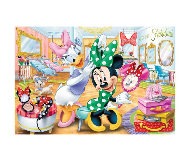 Puzzle trefl 100 minnie la salonul de infrumusetare Puzzle trefl 100 minnie la salonul de infrumusetare