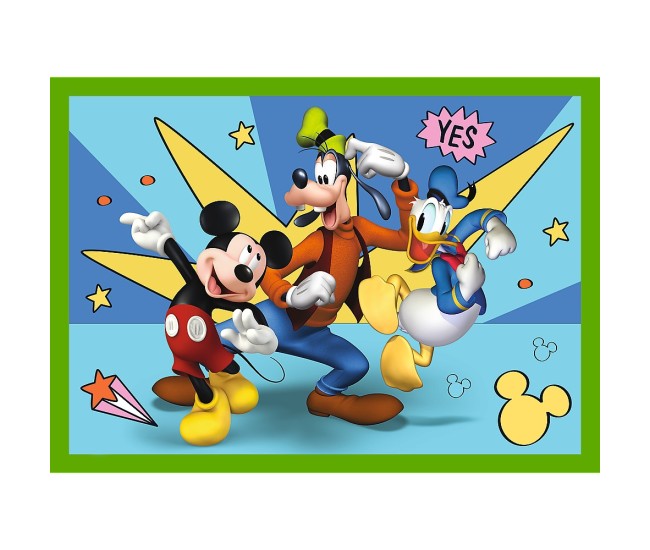 Puzzle trefl 4in1 mickey mouse si prietenii Puzzle trefl 4in1 mickey mouse si prietenii
