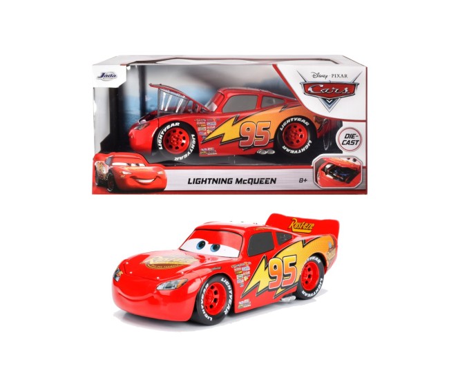 Jada masinuta metalica fulger mcqueen scara 1:24 Jada masinuta metalica fulger mcqueen scara 1:24