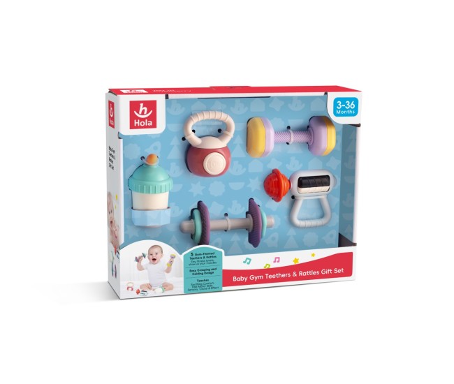 Set 5 jucarii gingivale sport Set 5 jucarii gingivale sport