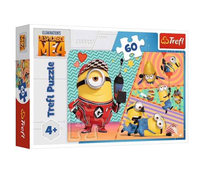 Puzzle trefl 60 despicable me 4 minionii fericiti Puzzle trefl 60 despicable me 4 minionii fericiti