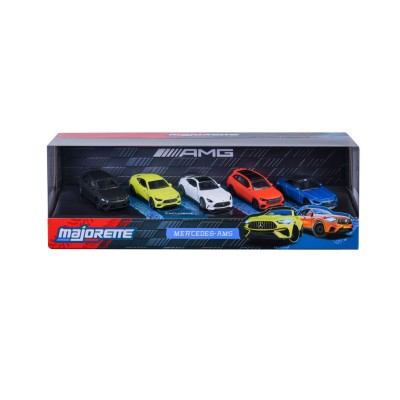 Majorette set 5 masinute metalice mercedes amg 7.5cm Majorette set 5 masinute metalice mercedes amg 7.5cm