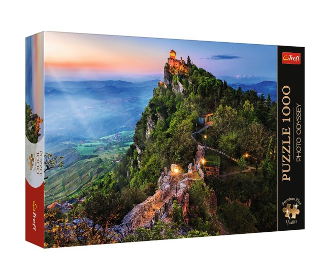 Puzzle trefl 1000 premium plus photo odyssey turnul cesta san marino Puzzle trefl 1000 premium plus photo odyssey turnul cesta san marino