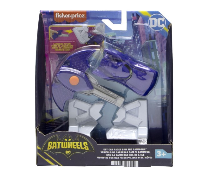 Fisher price batwheels masinuta albastra scara 1:55 Fisher price batwheels masinuta albastra scara 1:55