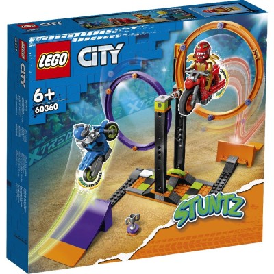 Lego city provocarea de cascadorii cu rotiri 60360 Lego city provocarea de cascadorii cu rotiri 60360