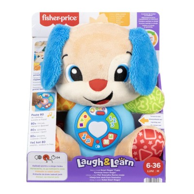 Fisher price catel interactiv cu urechi albastre rade si invata Fisher price catel interactiv cu urechi albastre rade si invata