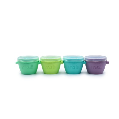 Set 4 recipiente silicon snap&go, melii, 118 ml Set 4 recipiente silicon snap&go, melii, 118 ml