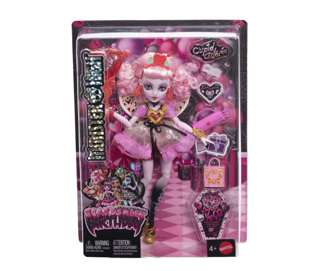 Monster high aniversare dulce si infricosatoare papusa cupid asteria cu accesorii