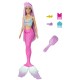 Barbie papusa sirena cu par mov si coada roz Barbie papusa sirena cu par mov si coada roz