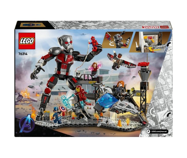 Lego super heroes batalia din captain america: civil war 76314 Lego super heroes batalia din captain america: civil war 76314