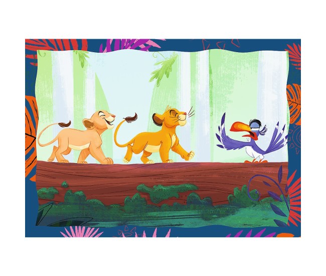 Puzzle trefl 4in1 disney regele leu