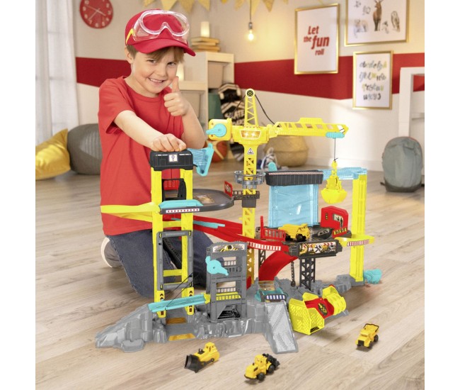 Dickie toys set de constructii cu lumini si sunete Dickie toys set de constructii cu lumini si sunete