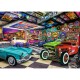 Puzzle trefl 1000 premium plus tea time garajul colectionarului de masini Puzzle trefl 1000 premium plus tea time garajul colectionarului de masini
