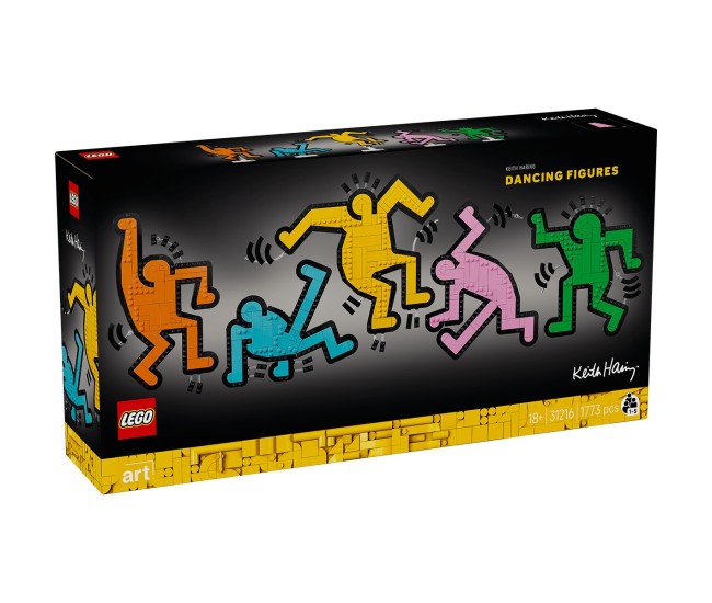 Lego art keith haring figurine care danseaza 31216