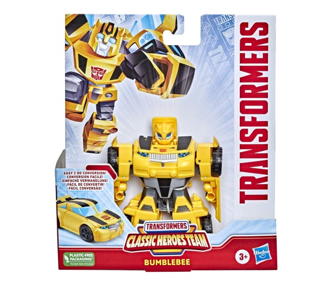 Transformers classic heroes team robot bumblebee transformabil