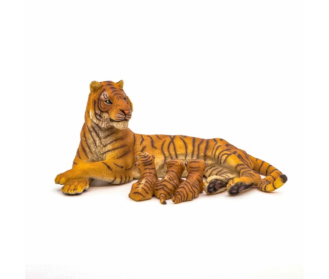 Papo figurina tigru cu 3 pui Papo figurina tigru cu 3 pui