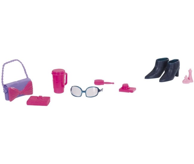 Papusa steffi mega fashion set cu hainute de schimb Papusa steffi mega fashion set cu hainute de schimb