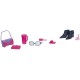 Papusa steffi mega fashion set cu hainute de schimb Papusa steffi mega fashion set cu hainute de schimb