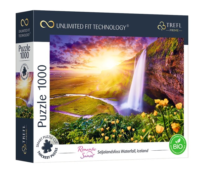 Puzzle trefl uft 1000 cascada seljalandsfoss islanda Puzzle trefl uft 1000 cascada seljalandsfoss islanda