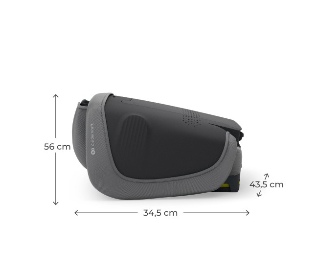 Scaun auto kinderkraft unity2 100-150 cm, grey Scaun auto kinderkraft unity2 100-150 cm, grey