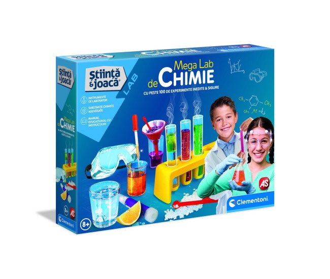 Mega lab de chimie stiinta joaca Mega lab de chimie stiinta joaca