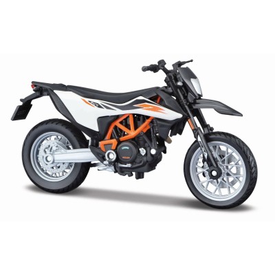 Maisto motocicleta metalica editie speciala ktm 690 smc negru scara 1 la 18