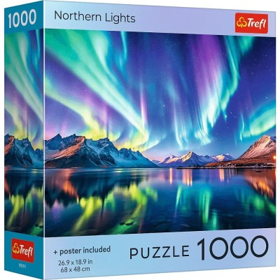 Puzzle trefl 1000 colectia sua aurora boreala poster inclus Puzzle trefl 1000 colectia sua aurora boreala poster inclus