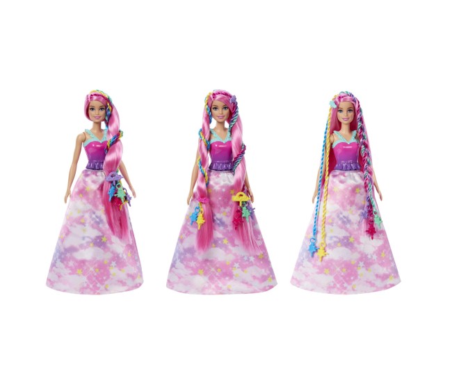 Barbie dreamtropia papusa cu aparat de coafat Barbie dreamtropia papusa cu aparat de coafat