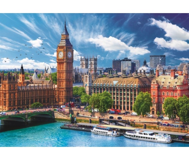 Puzzle trefl 500 o zi cu soare la londra Puzzle trefl 500 o zi cu soare la londra