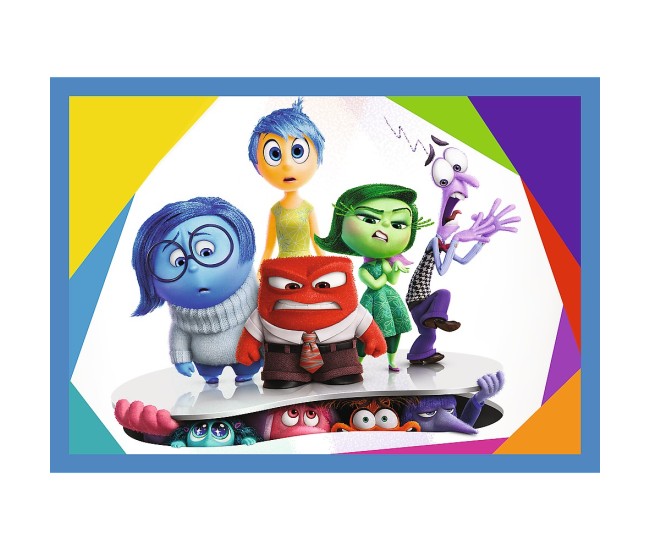 Puzzle trefl 4in1 disney inside out 2 o lume plina de emotii Puzzle trefl 4in1 disney inside out 2 o lume plina de emotii