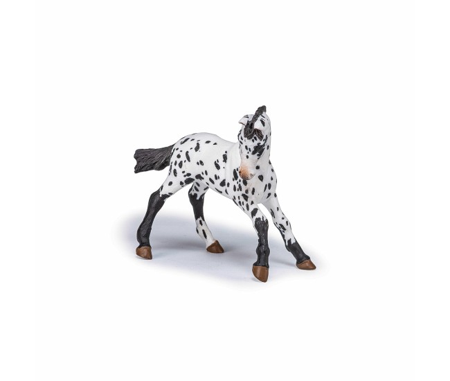 Papo figurina manz appaloosa negru Papo figurina manz appaloosa negru