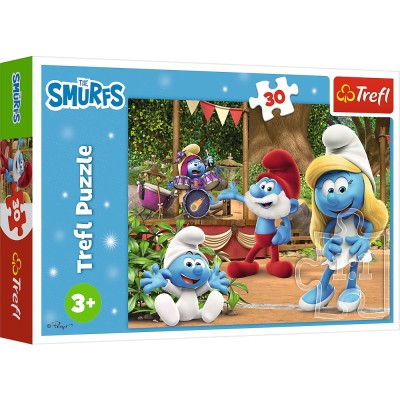 Puzzle trefl 30 strumfii strumfita si strumfii Puzzle trefl 30 strumfii strumfita si strumfii