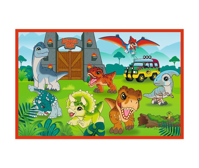 Puzzle trefl 2x70 jurassic world universul jurassic park Puzzle trefl 2x70 jurassic world universul jurassic park