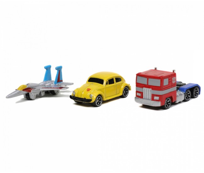 Transformers set 3 nano masinute metalice 4cm Transformers set 3 nano masinute metalice 4cm