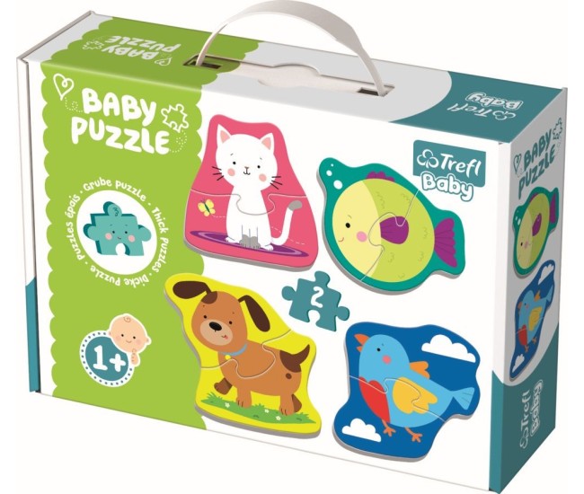 Puzzle trefl baby clasic animale 8 piese Puzzle trefl baby clasic animale 8 piese