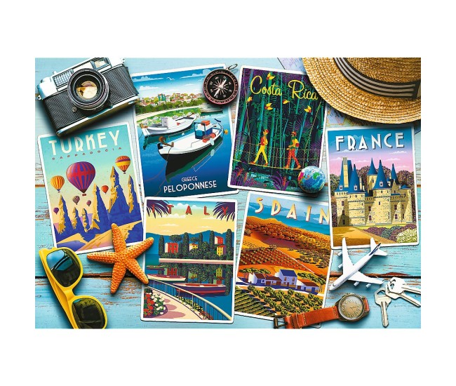 Puzzle trefl 1000 carti postale Puzzle trefl 1000 carti postale
