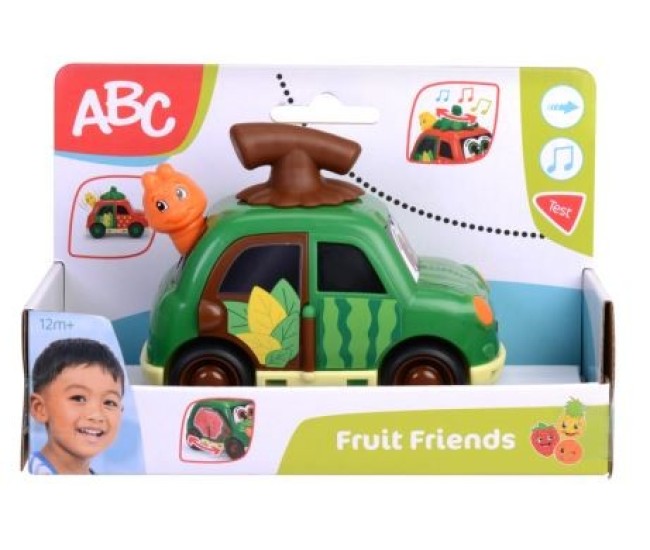 Abc fruit friends masinuta pepene 12cm