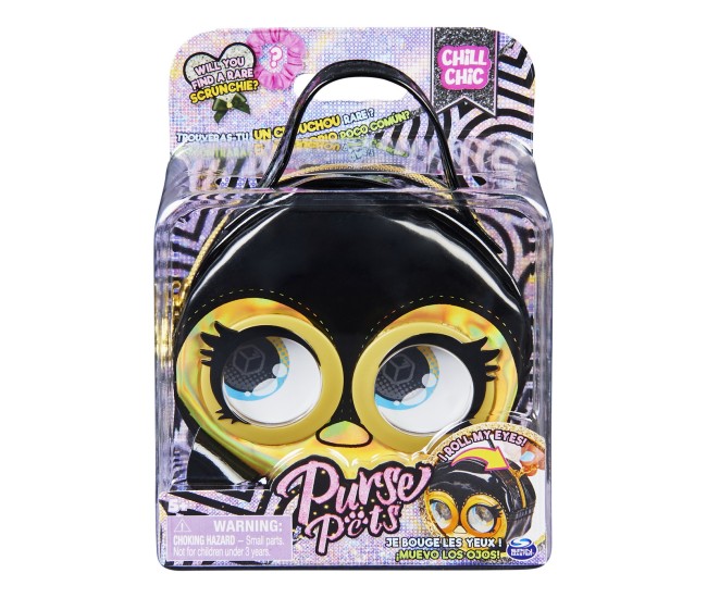 Purse pets gentuta micro pinguin negru Purse pets gentuta micro pinguin negru