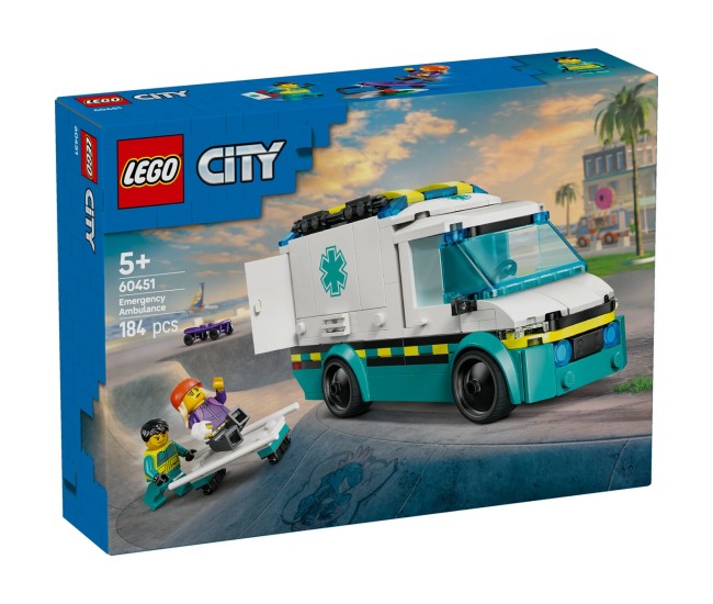Lego city ambulanta de urgente 60451 Lego city ambulanta de urgente 60451