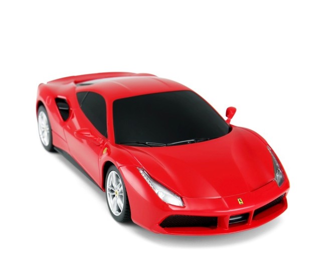 Masina cu telecomanda ferrari 488 gtb rosu scara 1 la 24 Masina cu telecomanda ferrari 488 gtb rosu scara 1 la 24