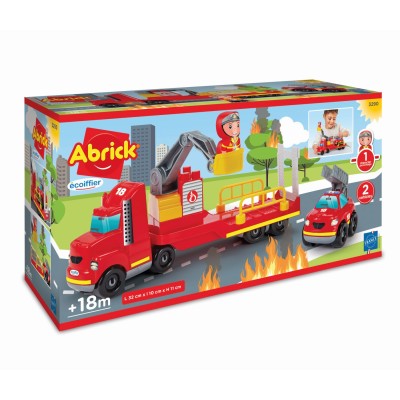 Ecoiffier abrick camion de pompieri